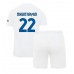 Tanie Strój piłkarski Inter Milan Henrikh Mkhitaryan #22 Koszulka Wyjazdowej dla dziecięce 2023-24 Krótkie Rękawy (+ szorty)